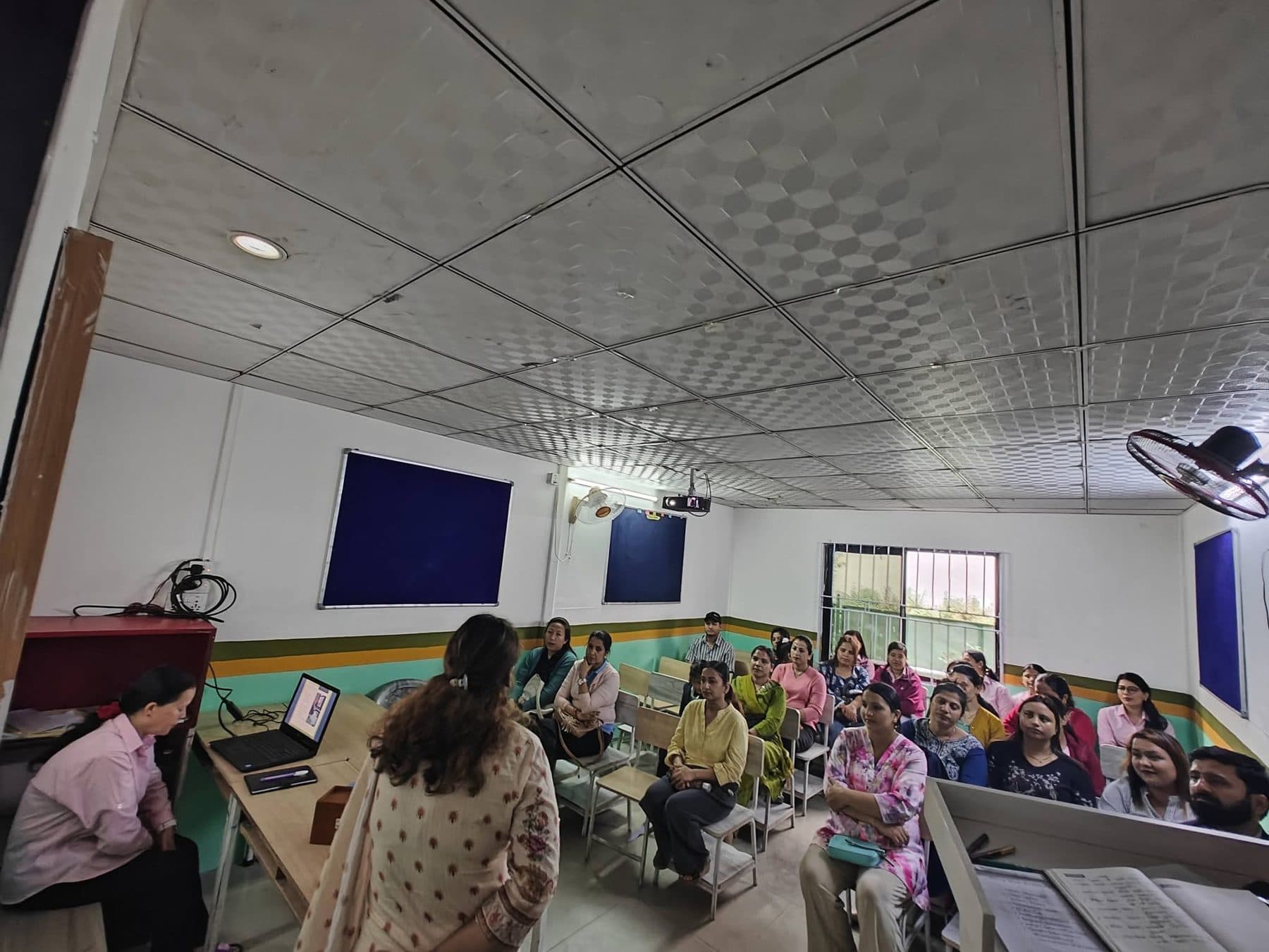 Parents at a Bal Batika orientation session